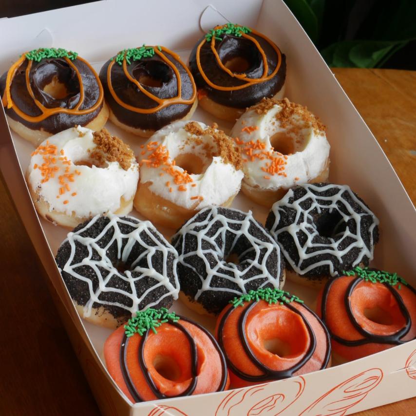 Halloween Cocktail Doughnuts